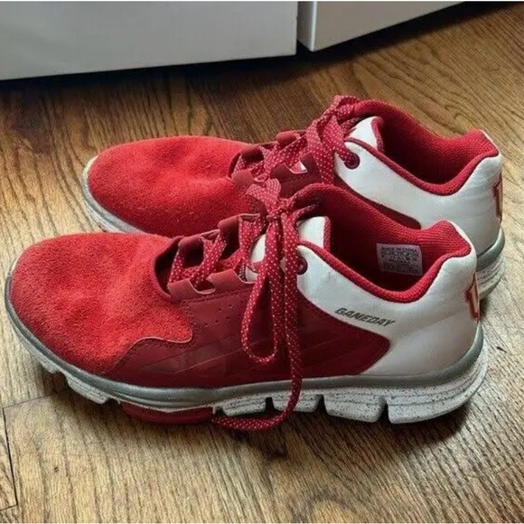 Adidas Indiana Hoosiers Gameday Sneakers Shoes Red - Men's Size Us 13 - Picture 5 of 7